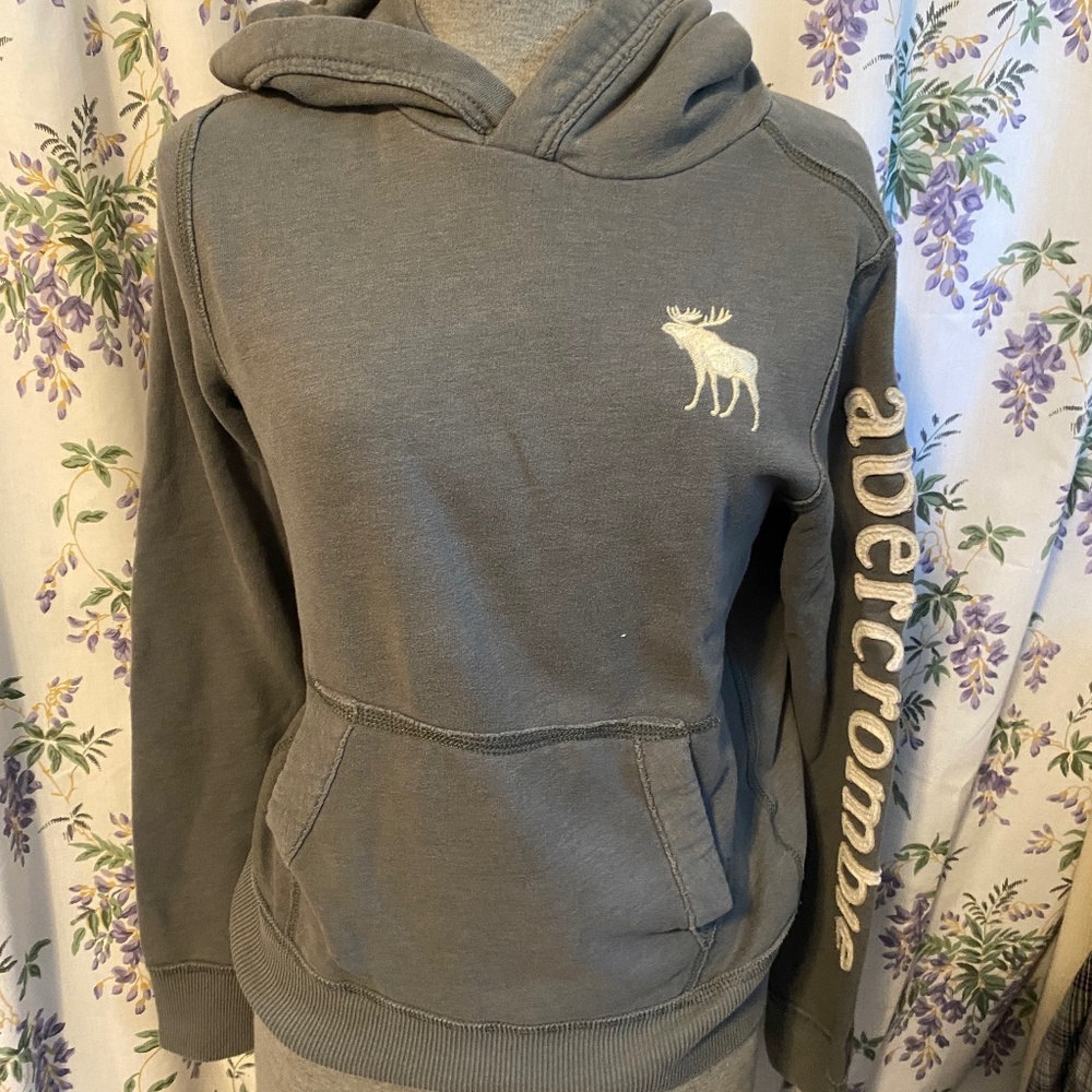 Grey Abercrombie Hoodie